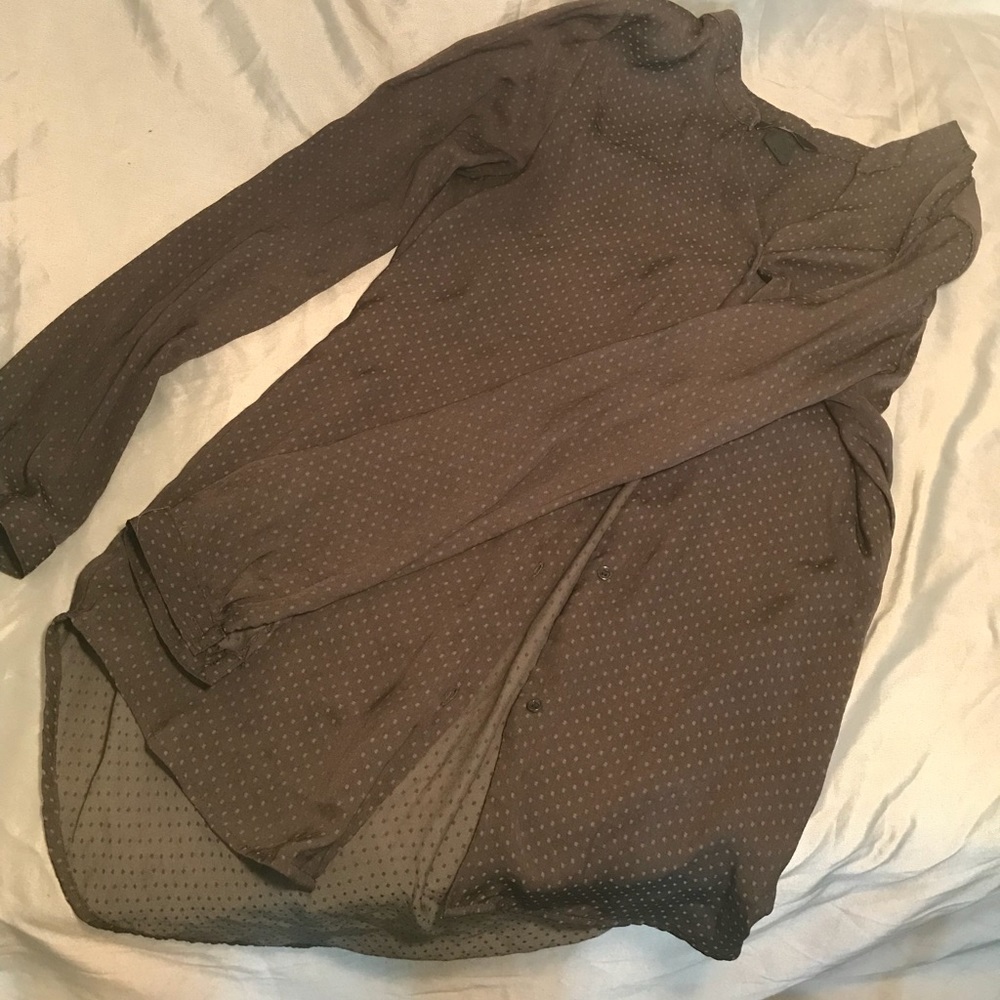 Size 6, Long sleeve button down H&M shirt